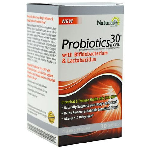 Naturade Probiotics 30 B CFU - 30 Capsules - 079911042089