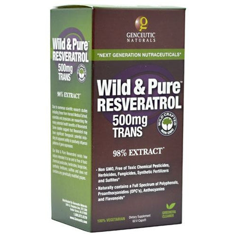 Genceutic Naturals Wild & Pure Resveratrol - 60 ea - 896245001076