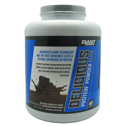 Giant Sports Products Delicious Protein Elite - Delicious Chocolate Shake - 5 lb - 639385330220