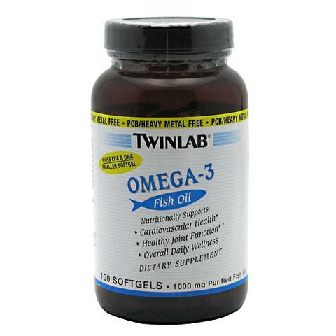 TwinLab Omega-3 - 100 Softgels - 027434032179