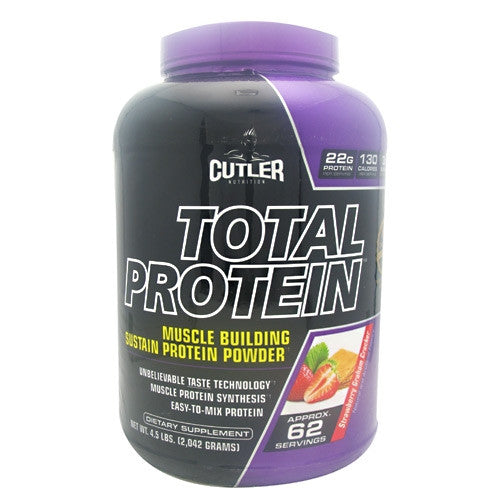 Cutler Nutrition Total Protein Powder, Creamy Vanilla, 4.5 Lb 