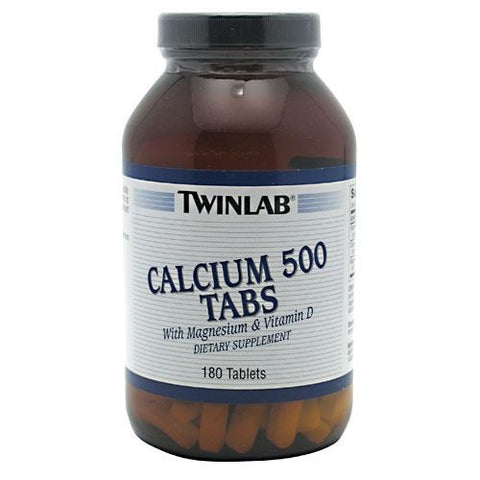 TwinLab Calcium 500 Tabs - 180 Tablets - 027434008228