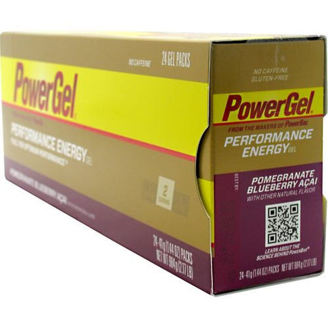Powerbar Energy Gel - Pomegranate Blueberry Acai - 24 ea - 097421776898