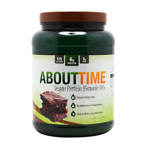 SDC Nutrition About Time Vegan Protein Brownie Mix - Brownie Mix - 20 Servings - 814577020145