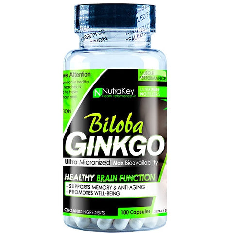 Nutrakey Ginkgo Biloba - 100 Capsules - 045635774780