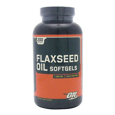 Optimum Nutrition Flaxseed Oil - 200 Softgels - 748927027204