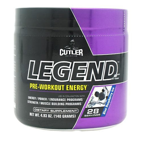 Cutler Nutrition Legend - Blue Raspberry Ice - 28 Servings - 810150020540