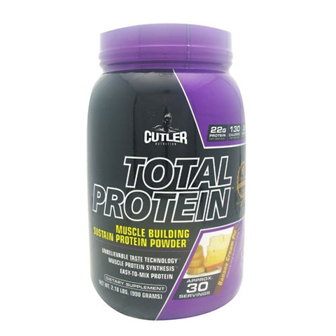 Cutler Nutrition Total Protein - Banana Cream Pie - 30 Servings - 810150021141