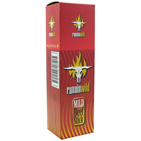 Runnin Wild Foods Beef Stick - Mild - 18 Packages - 30857434004323