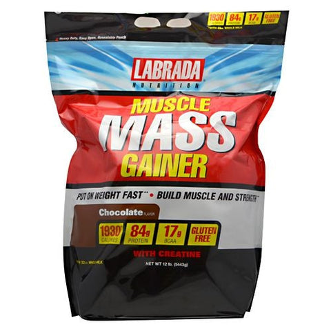Labrada Nutrition Muscle Mass Gainer - Chocolate - 12 lb - 710779570023