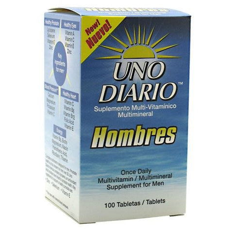 Absolute Nutrition Uno Diario Hombres - 100 Tablets - 708235089080