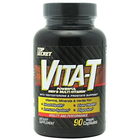 Top Secret Nutrition Vita-T Mens Multi Vitamin - 90 Capsules - 855659004479