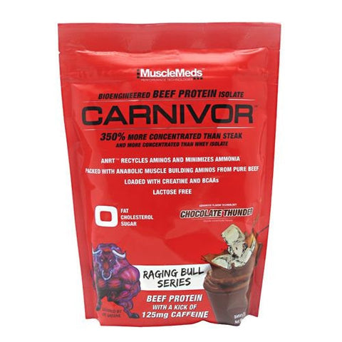 Muscle Meds Raging Bull Series Carnivor - Chocolate Thunder - 1 lb - 891597003518