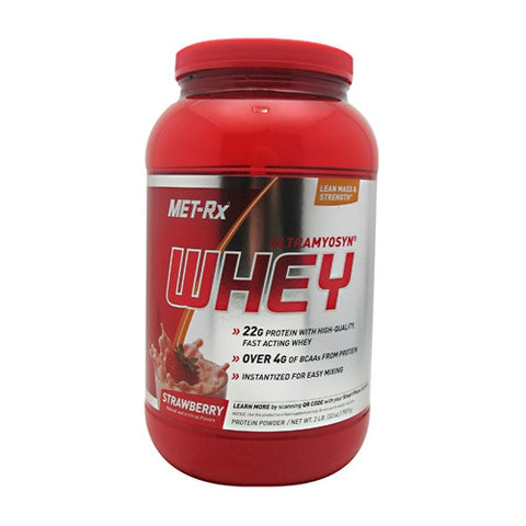 MET-Rx Ultramyosyn Whey - Strawberry - 2 lb - 786560167536
