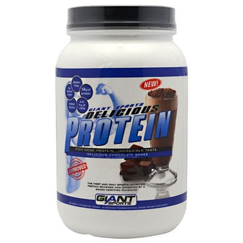 Giant Sports Products Delicious Protein - Delicious Chocolate Shake - 2 lb - 661799581097