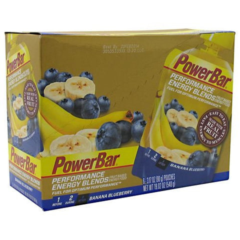 Powerbar Energy Blends - Banana Blueberry - 6 ea - 097421451993