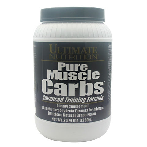 Ultimate Nutrition Pure Muscle Carbs - Delicious Natural Grape - 2.75 lb - 099071006417