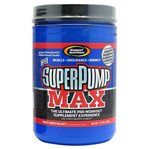 Gaspari Nutrition SuperPump MAX - Fruit Punch Blast - 40 Servings - 646511007222