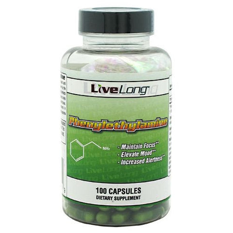 Live Long Nutrition Phenylethylamine - 100 Capsules - 610074528739
