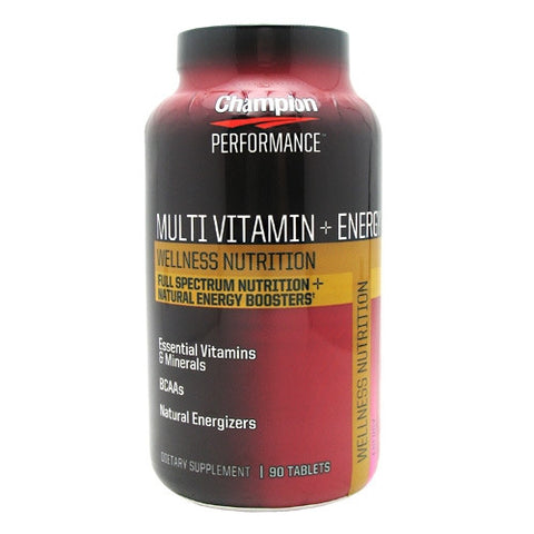 Champion Nutrition Wellness Nutrition Multi Vitamin + Energy - 90 Tablets - 027692202338