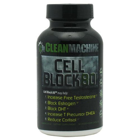 Clean Machine Cell Block 80 - 56 Capsules - 857508004012
