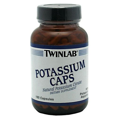 TwinLab Potassium Caps - 180 Capsules - 027434010344