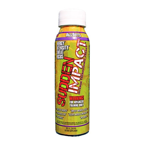 Train Naked Labs Sudden Impact - Buzz Berry - 12 Bottles - 10856675002125