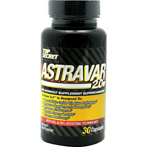 Top Secret Nutrition Astravar 2.0 - 30 Capsules - 858311002783