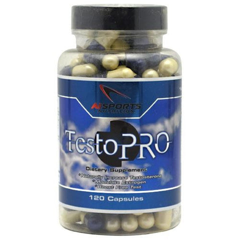 AI Sports Nutrition TestoPro - 120 Capsules - 804879177630