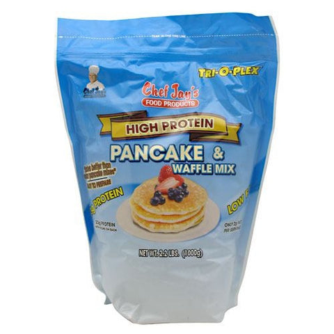 Chef Jays Tri-O-Plex High Protein Pancake & Waffle Mix - 2.2 lb - 678991301002