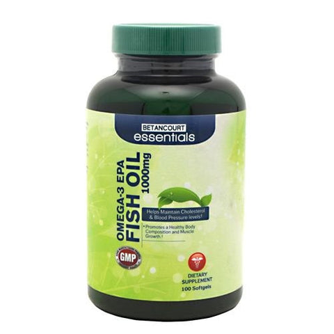Betancourt Nutrition Betancourt Essentials Omega-3 - 100 Softgels - 857487004393