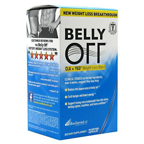 BioGenetic Laboratories Belly OFF - 90 Softgels - 883488002670