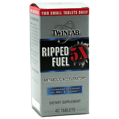 TwinLab Ripped Fuel 5X - 40 Tablets - 027434031387