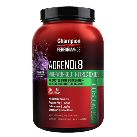 Champion Nutrition AdreNOl8 - Grape - 1.8 lb - 027692139009