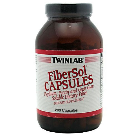 TwinLab FiberSol Capsules - 200 Capsules - 027434016339