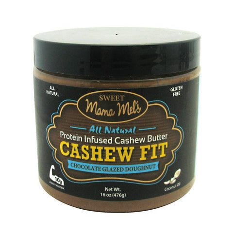 Sweet Spreads Sweet Mama Melss Cashew Fit - Chocolate Glazed Doughnut - 16 oz - 855650005154