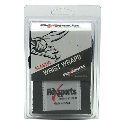 Flexsports International Elastic Wrist Wraps - Black -   - 718774320308