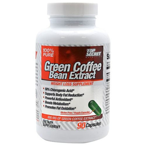 Top Secret Nutrition Green Coffee Bean Extract - 90 Capsules - 858311002929