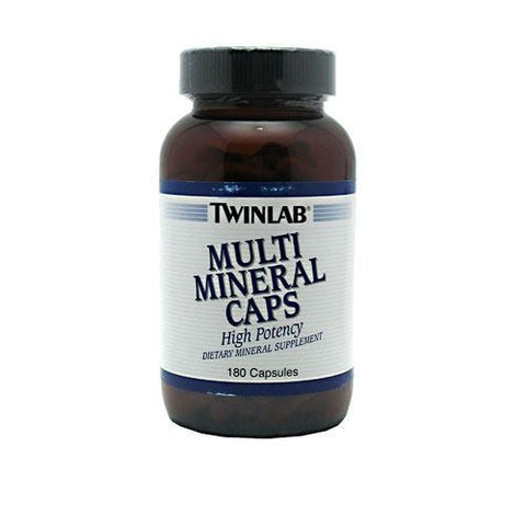 TwinLab Multi Mineral Caps - 180 Capsules - 027434009164