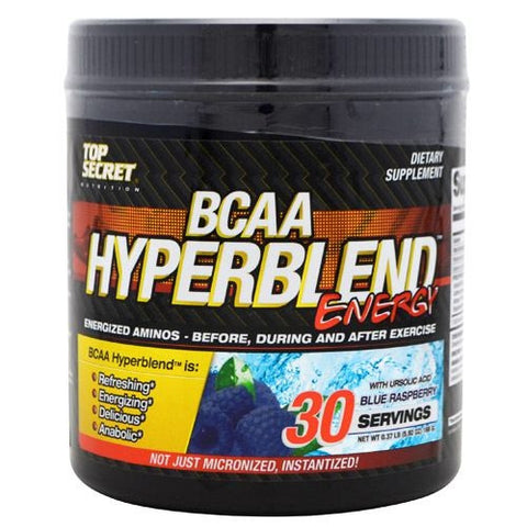 Top Secret Nutrition Hyperblend BCAA - Blue Raspberry - 30 Servings - 855659004387