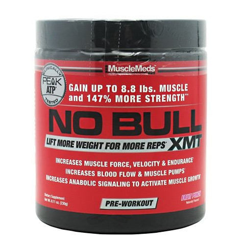 Muscle Meds No Bull XMT - Fruit Punch - 8.11 oz - 891597003884