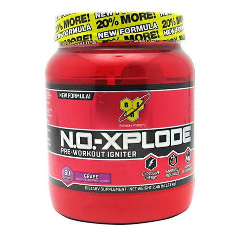 BSN N.O.-Xplode - Grape - 60 Servings - 834266001590