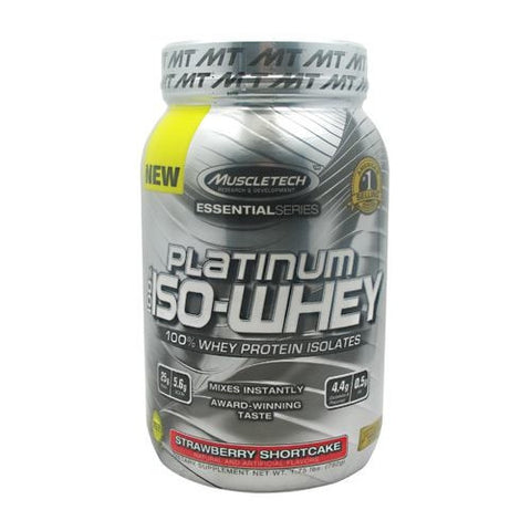 MuscleTech Essential Series 100% Platinum Iso-Whey