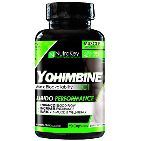 Nutrakey Yohimbine HCl - 90 Capsules - 820103309752