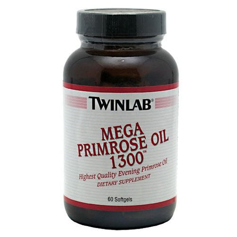 TwinLab Mega Primrose Oil 1300 - 60 Softgels - 027434006675