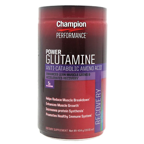 Champion Nutrition Power Glutamine - 1 lb - 027692116604