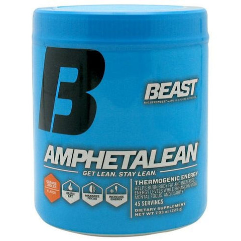 Beast Sports Nutrition Amphetalean - Orange Cooler - 45 Servings - 631312706542