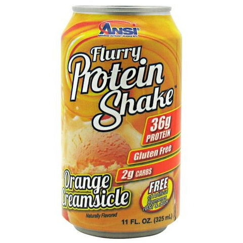 Advance Nutrient Science Flurry Protein Shake - Orange Creamsicle - 12 Cans - 689570407152