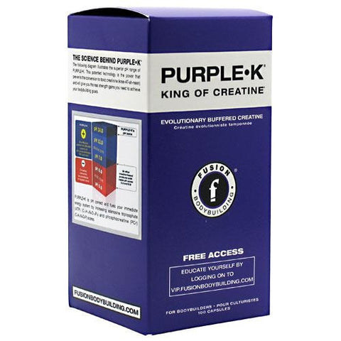 Fusion Bodybuilding PURPLE K - 100 Capsules - 836722007023