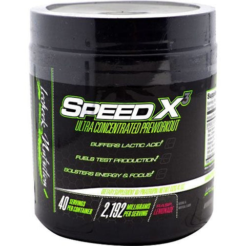 Lecheek Nutrition Speed X3 - Raspberry Lemonade - 40 Servings - 793573182883